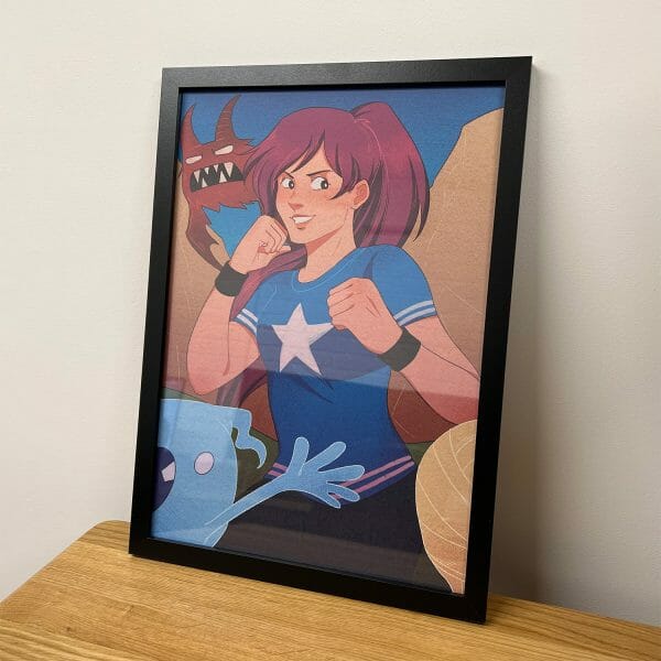 Intrepid Izzy Art Print